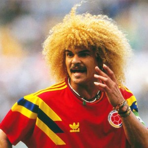 colombiaans.nl nieuws uit colombia rood shirt uit 1990 voetbal valderrama asprilla