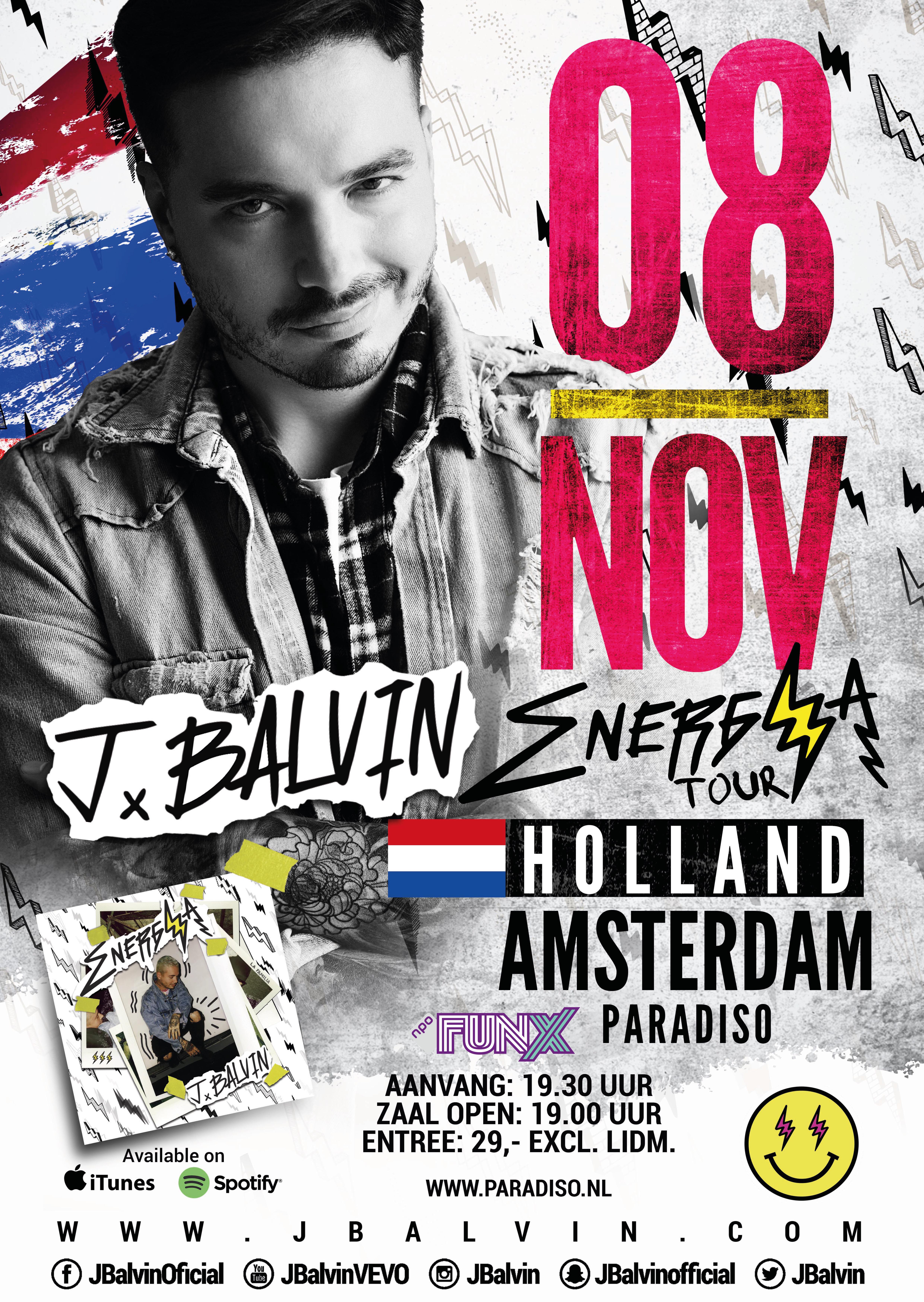 J. Balvin naar Nederland