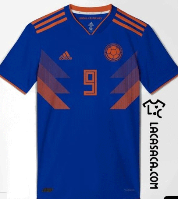 nieuwe Colombia shirt WK 2018