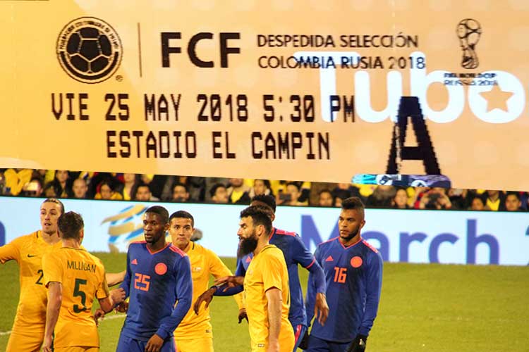 Colombia zwaait voetbalselectie uit