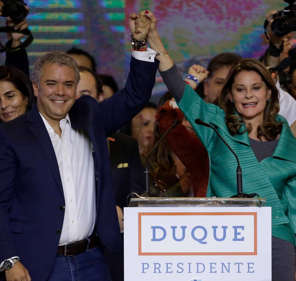 Iván Duque is de nieuwe Colombiaans president