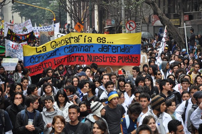 Colombiaanse demonstraties