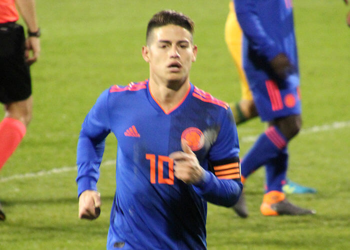 Colombia-captain James naar Everton