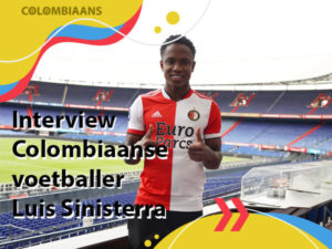 Interview Colombiaanse voetballer Luis Sinisterra
