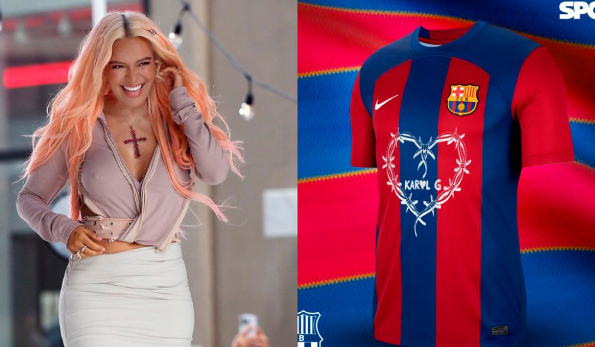 Bestel hier het Barcelona-shirt Karol G edition