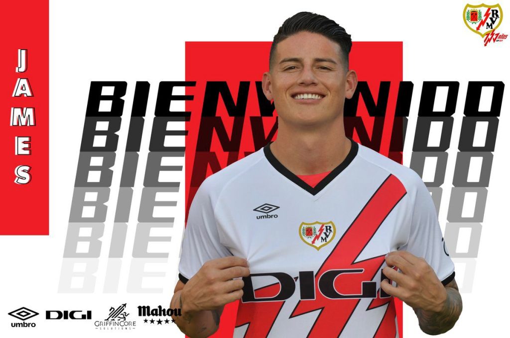 James Rodriguez naar Rayo Vallecano