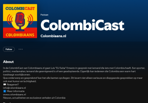 De ColombiCast nu ook op Spotify