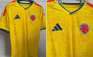Exclusief: Het uitgelekte shirt van Colombia
