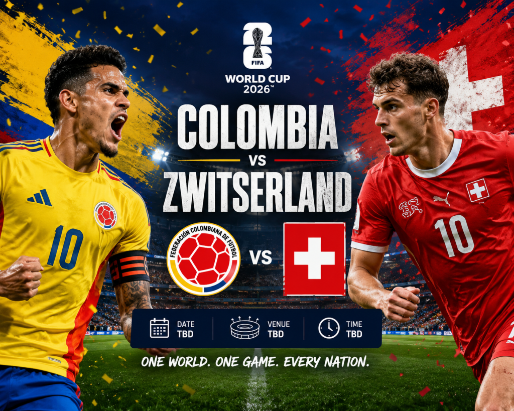 FIFA verplicht Colombia tot tenuewijziging voor WK-duel met Zwitserland