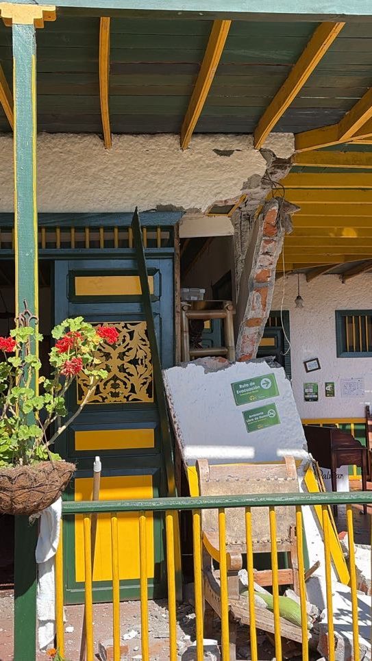 Gevolgen van de aardbeving in Colombia: Erik Rupert